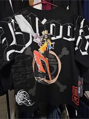 🔥 Civil Regime x One Piece Brook Graphic Tee 🔥☠️